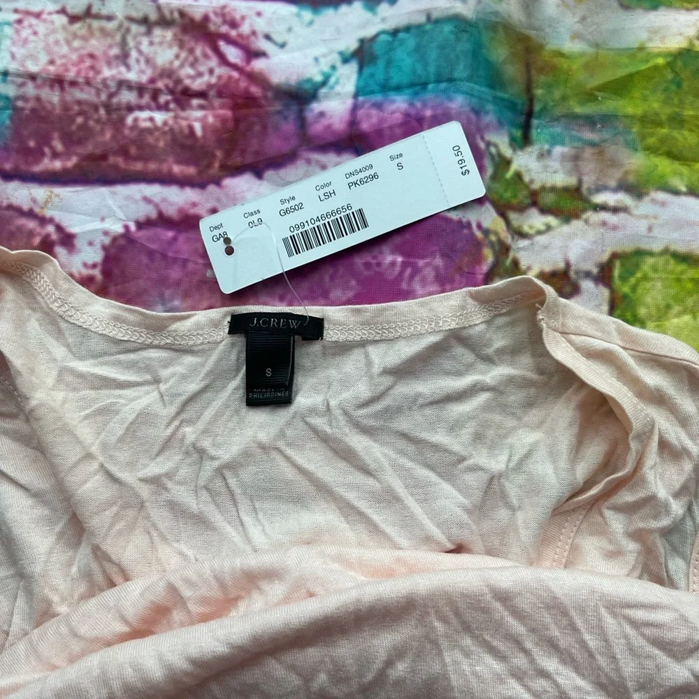 J. Crew Baby Pink‎ Neck Tanktop viscose G21